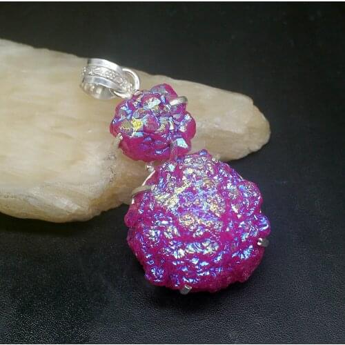 Gemstonefactory Jewelry Big Promotion 925 Silver Origin Unique Titanium Fashion Women Ladies Gifts Necklace Pendant 1021