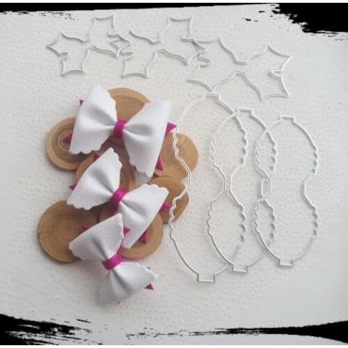 Beautiful cutting die bow template DIY scrapbook metal cutting die paper card process embossing folder template-3768