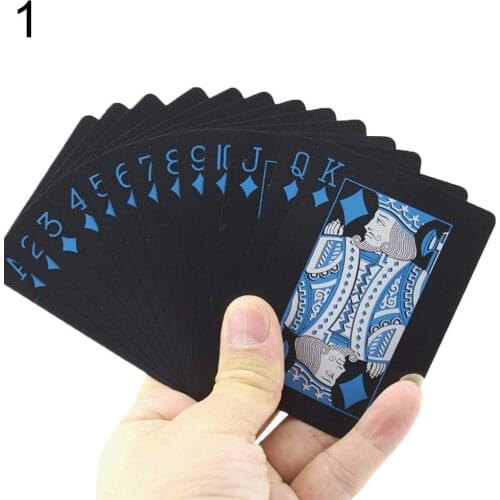 Creative 54Pcs/Set Waterproof Poker Table Board Game Magic Prop Playing Cards Table Game Poker Cards Perfect For Playing Game