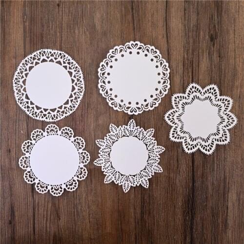 DIY Circle Frame Metal Cutting Dies Stencils Embossing Card Scrapbooking Album Decoration Craft Die Cutting Template Folder Suit