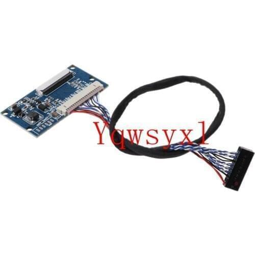 New LVDS 20 to 40Pin TTL Signal LCD Converter Board for 7-10.1" inch LCD Panel Cable