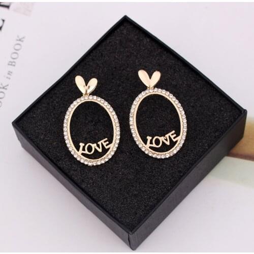 New Hot Gold Color Earring kolczyki Geometric Metal Earings for Womens drop Earrings Sets Fashion Jewelry Wholesale Cheaper