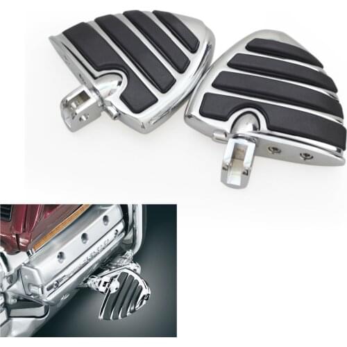 For Suzuki Boulevard M109R M90 M50 Pair Wing Style Footrest Footpeg Foot Pegs Pedal For Honda GL1800 F6B 2001-2013 Volusia 800