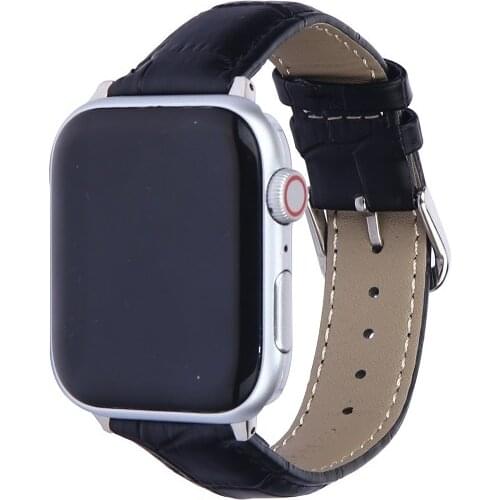Purple Slub Genuine leather watchband for apple watch 6 5 44mm 40mm 38mm 42mm Bracelet Strap iwatch 4 3 Replacenent accessories