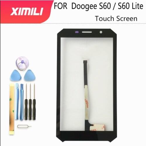5.2" Tested Original Doogee S60 Touch Screen Glass Guarantee Digitizer Glass Panel Touch Replacement For Doogee S60 Lite