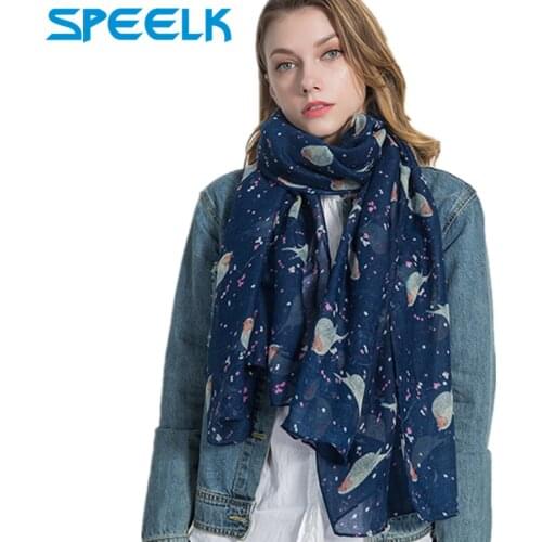 New Balinese Yarn Scarves Women Thin Spring/Summer Scarf Shawls And Wraps Lady Foulard Birds Stoles Wholesale