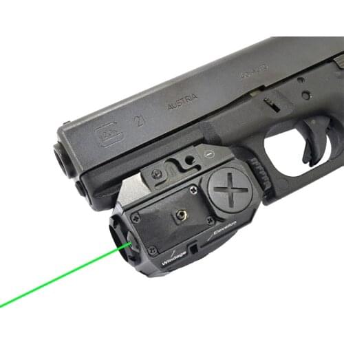 Tactical Weapon Light Green Laser Sight Combo Strobe LED Flashlight for Taurus g2c Pistol Gun Rifle Self-defense Hunting