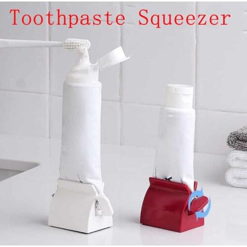 Rolling Toothpaste Device Tube Dispenser Holder Multifunctional Plastic Facial Cleanser Squeezer Press For Bathroom Accessories