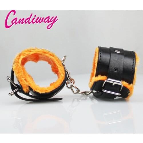 Adult Game Handcuffs PU Leather Restraints Bondage Boutique Bound Cuffs Bdsm Fetish Slave Roleplay nasty Sex Toys For Couples