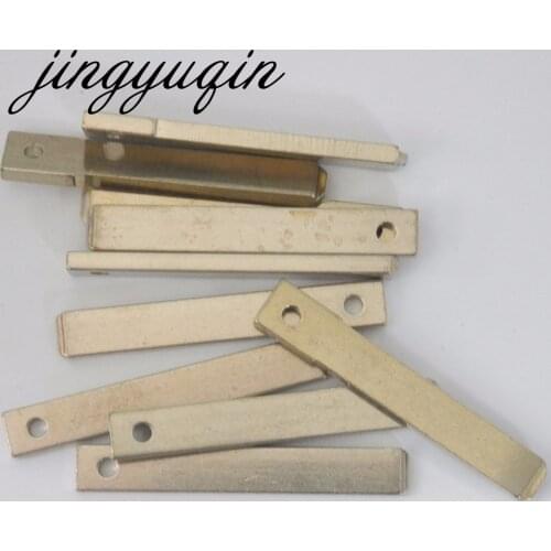 Jingyuqin 20pcs/lot Key Blank Replacement for Renault Citroen Peugeot Remote Original Car Key VA2 Uncut Blade