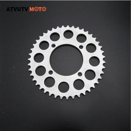 420/428 43T 76MM Motorcycle Chain Sprockets Rear Back Sprocket Cog For 110cc 125cc 140cc Dirt Pit Bike Go-kart