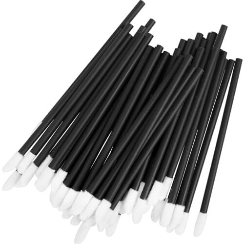 Disposable Lip Brush 50pcs Lipstick Brush Gloss Sticks Applicator Makeup Extension Portable Lip Brushes Beauty Cosmetics Tools