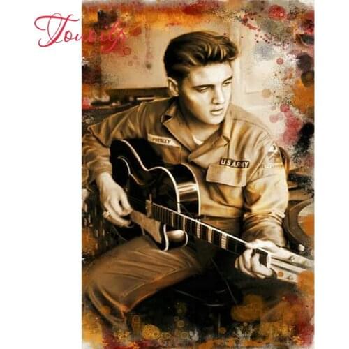 Touoilp Diamond mosaic full gear 5D Diy Diamond Embroidery Cross Stitch Kits square&round Diamond Painting Elvis Presley