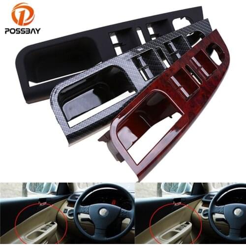 POSSBAY Auto Car Interior Door Parts for VW Golf 5 Master Door Window Switch Control Panel Trim Bezel 1K4868049C Car Styling