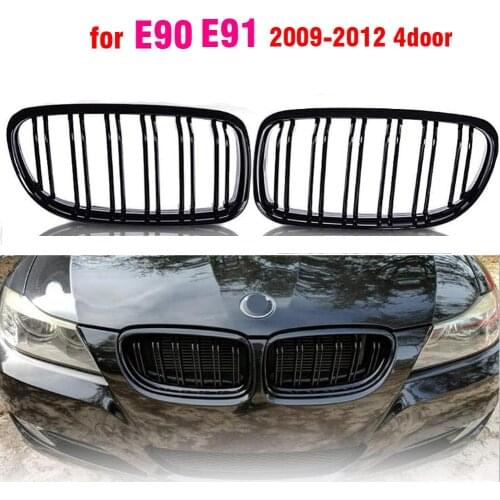 Car Black Front Hood Kidney Grille Grill for BMW E90 E91 325i 328i 328xi 335i 335xi 330i 330xi 2009 2010 2011 2012