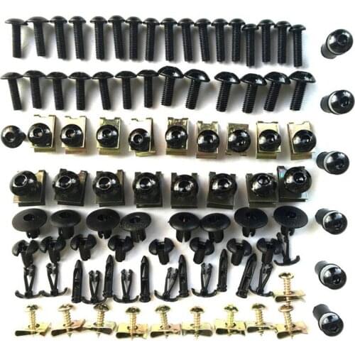 133 piece Orangge/Red/Blue/gereen/Silver Complete Black Fairing Bolt Kit Body Screws Bolts for 06 07 Suzuki GSXR 600 750