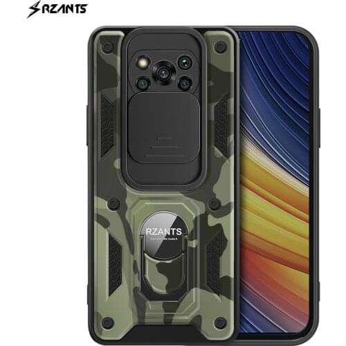 Rzants For Xiaomi POCO X3 NFC POCO X3 PRO Case Camouflage [Jungle tank] Shockproof Ring Casing Lens Protection Military Cover