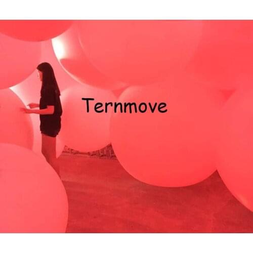 Throw ball for concert party beach water game Touch Color Changing Ceiling Decorative Led with music Inflatable Lighting Balloon