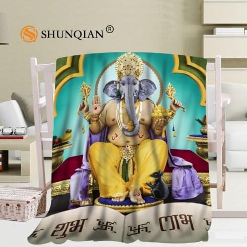 Custom Indian gods Blanket Manta Falafel Blanket Sofa/Bed/Plane Travel Plaids Bedding Set 56x80inch 50X60inch 40X50inch