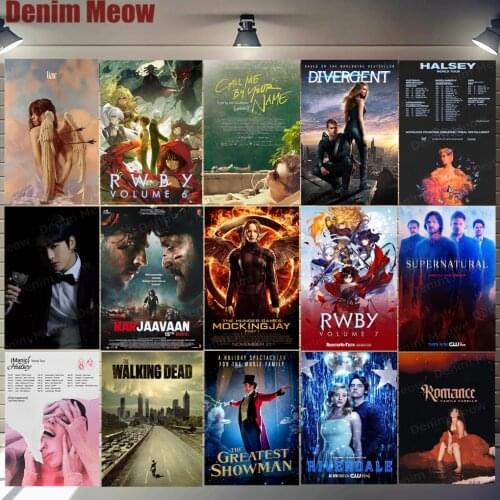 Classic Movie Metal Sign Home Bar Cafe Club Bathroom Wall Decoration Iron Painting The Greatest Showman Poster House Decor N343