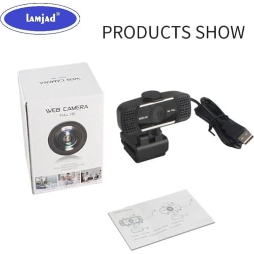 Newest 4K 1080P Auto Focus Webcam Computer with Microphone Noise-reducing Camera USB Free Drive for PC Laptop Live Conference