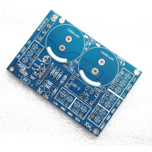 Rectifier filter board speaker protection board upc1237 One PCB for DIY power amplifier