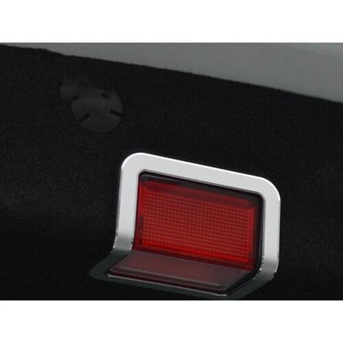 Car Trunk Warning Light Protective Frame For Mercedes Benz E GLK CLS ML GL GLC 2015-2016 C-Class Door Lamp Decor Cover Stickers