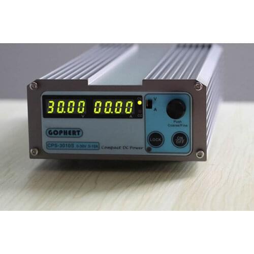 GOPHERT DC regulated power supply CPS-3010II 0-30V0-10A DC adjustable DC power supply 300W 30v 10a