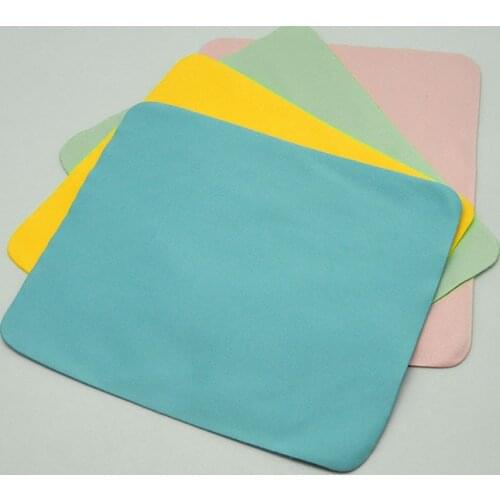 10 Pieces Of High-quality Suede Glasses Cleaning Cloth 15 * 17cm Mobile Phone Screen Cleaning Wipes Can Be Customized Logo