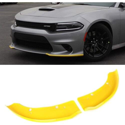 Front Bumper Lip Splitter Protector Replacement for 2015-2020 Dodge Charger Scat Pack/SRT Models