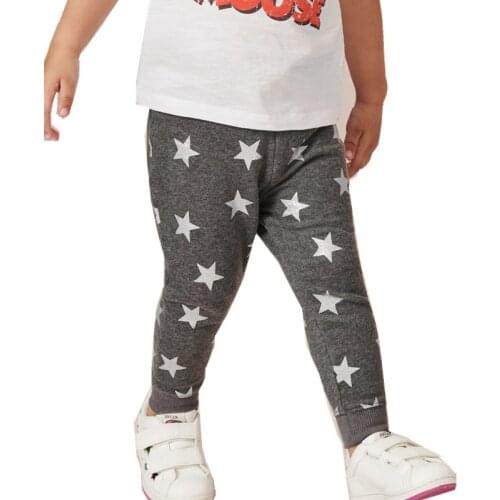 Jumping Meters Stars Sweatpants for Boys Girls Autumn Spring Kid Long Sport Pants Drawstring Hot Selling Trousers Child Pants