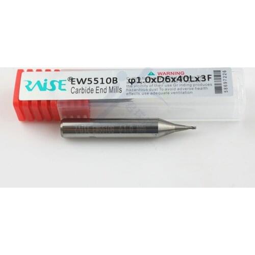 1.0 Raise Brand Carbide End Milling Cutters For Key Cutting Copy Duplicating Machine Drill Bit Parts Locksmith Tools