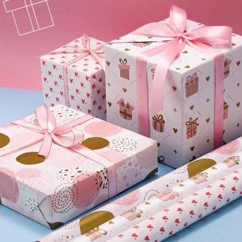 10pcs Large Size Gift Wrapping Paper Birthday Gift Paper Bouquet Wrapping Paper Gift Box Festival Decorate Diy Handmade Supplies