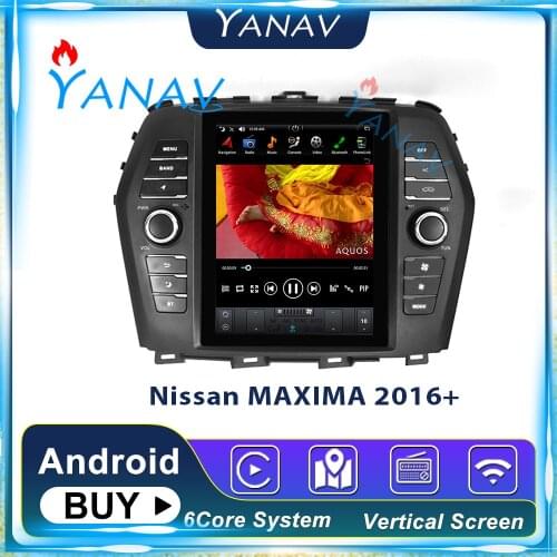 2din Android stereo autoradio for Nissan MAXIMA 2016+ car radio multimedia player vertical Tesla GPS navi DVD player