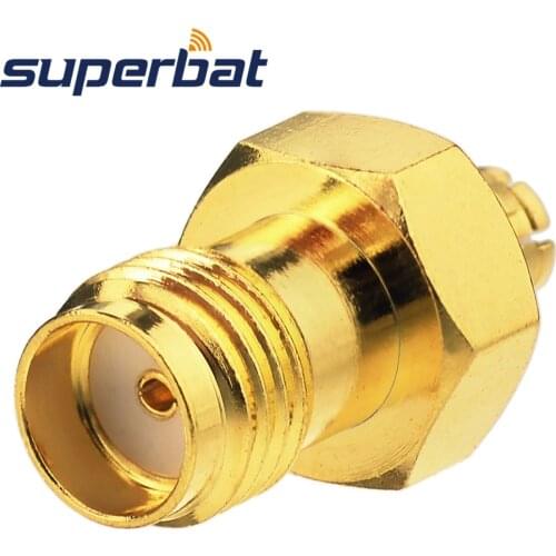 Superbat SMP Jack Adapter to SMA Straight Female 50 Ohm RF Coaxial Adapter Connector