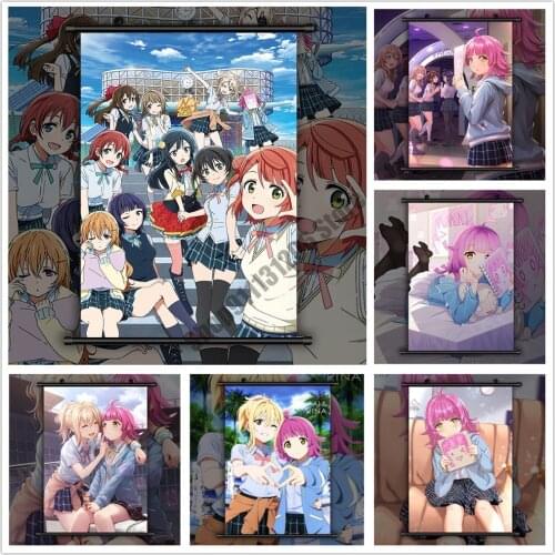 Diamond Embroidery Anime Diamond Painting Love Live! Nijigasaki High School Idol Club Cross Stitch Kits Mosaic Room Decoration