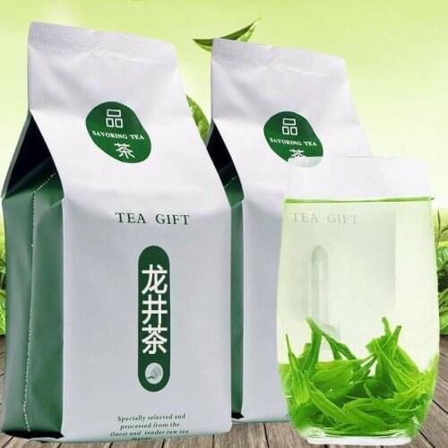 Longjing tea wholesale 2021 new tea Longjing tea bagged green tea 100g Zhejiang Longjing green tea