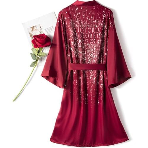 DeRuiLaDy Women's Satin Robes