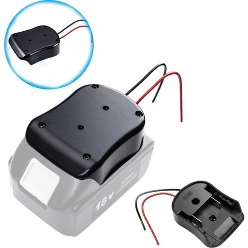 For Makita For Bosch Adapters 18V Battery Power Connector Adapter Dock Holder with 14 Awg Wires Connectors Power Tool Accessory