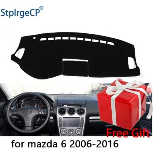 For mazda mazda6 2004-2016 dashboard mat Protective pad Shade Cushion Pad interior sticker car styling accessories