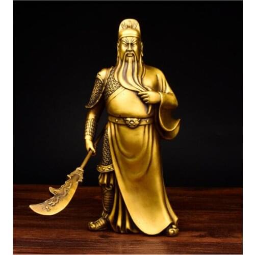 HOT SALE # HOME shop TOP Efficacious Mascot Talisman Money drawing wealth fortune GOD GUAN GONG -Good luck FENG SHUI statue