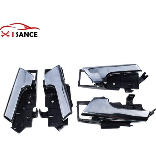 Chrome Interior Inside Door Handle Front Rear Left Right 96462709 96462710 For 2007-2011 Chevrolet Aveo Aveo 5 Pontiac G3