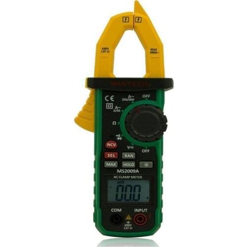 MASTECH AC 600A Autoranging Digital Clamp Meter with Non-contact Voltage Detector MS2009A