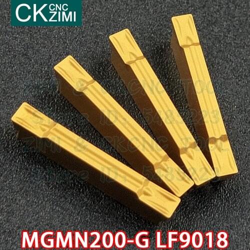 MGMN200-G LF9018 MGMN 200 G LF9018 2mm Carbide Inserts Cutting grooving Inserts tools CNC Metal lathe cutting Tools for Steel