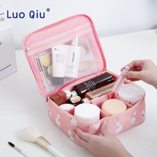 Multifunction Waterproof Portable Cosmetic Bag Organizer Big capacity Women Travel Necessity Beauty Makeup Bag