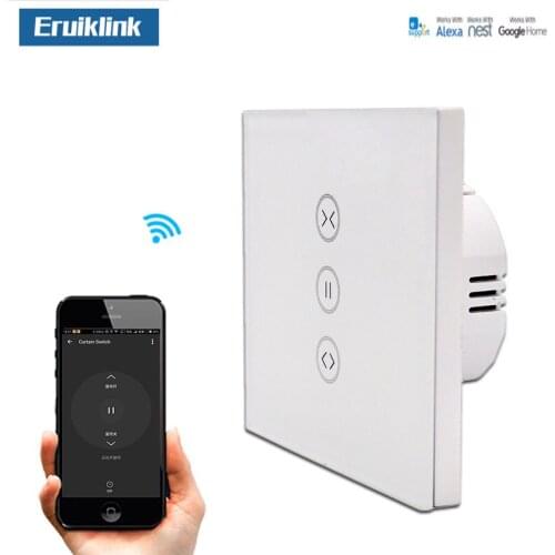 Tuya EU US WiFi Curtain Switch Module for Roller Shutter Blind Motor Smart Life APP Voice Controlled Works Google Home Alexa