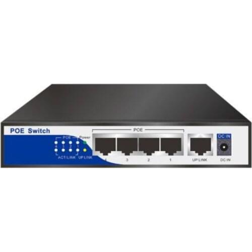 POE 10/100 mbps rj45 switch poe 802.3af 8 port voeding 15.5 w voor ip camera nvr ip telefoon wifi access point poe switch