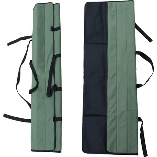 Portable Foldable Fishing Rod Carrier Fish Pole Tools Storage Bag Case Fishing rod bag High capacity Multifunctional Protective
