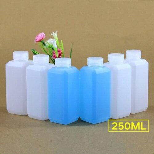 4PCS of 250ML Empty Travel Bottle Good Sealing Small Mouth Refillable Lotion Liquid Packing Container