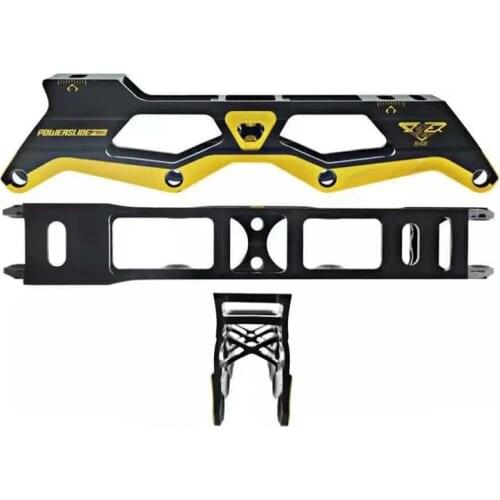 Japy Skate 2016 Original Powerslide EVO Inline Skating Frame 219mm Rockered 231 243mm For SEBA Slalom Skates Base Rocking Basin